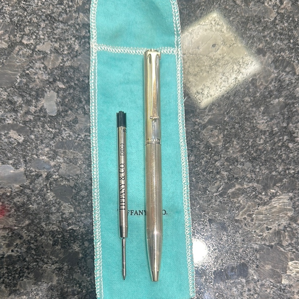 Tiffany & Co. Silver Pen with Refill